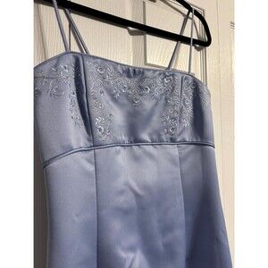 VTG Scott McClintock Jessica McClintock Prom Dress Womens size 4 Periwinkle blue